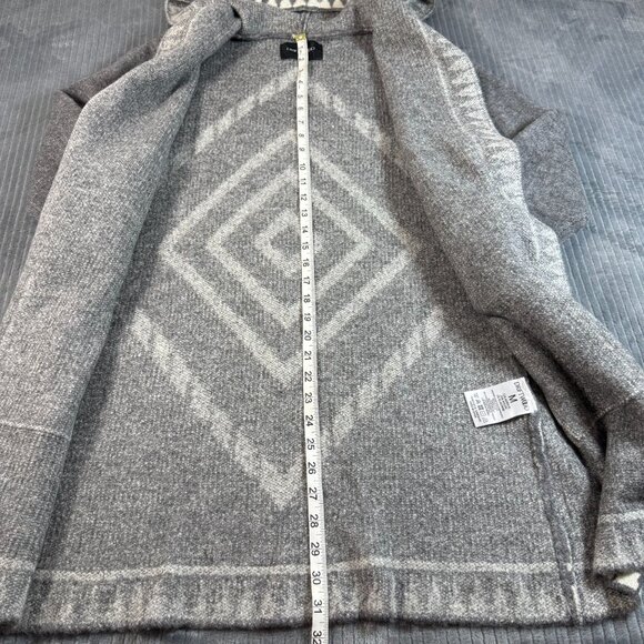 Driftwood Womens Medium Duster Cardigan Aztec Southwestern Open Front Sweater Ki - Picture 5 of 7